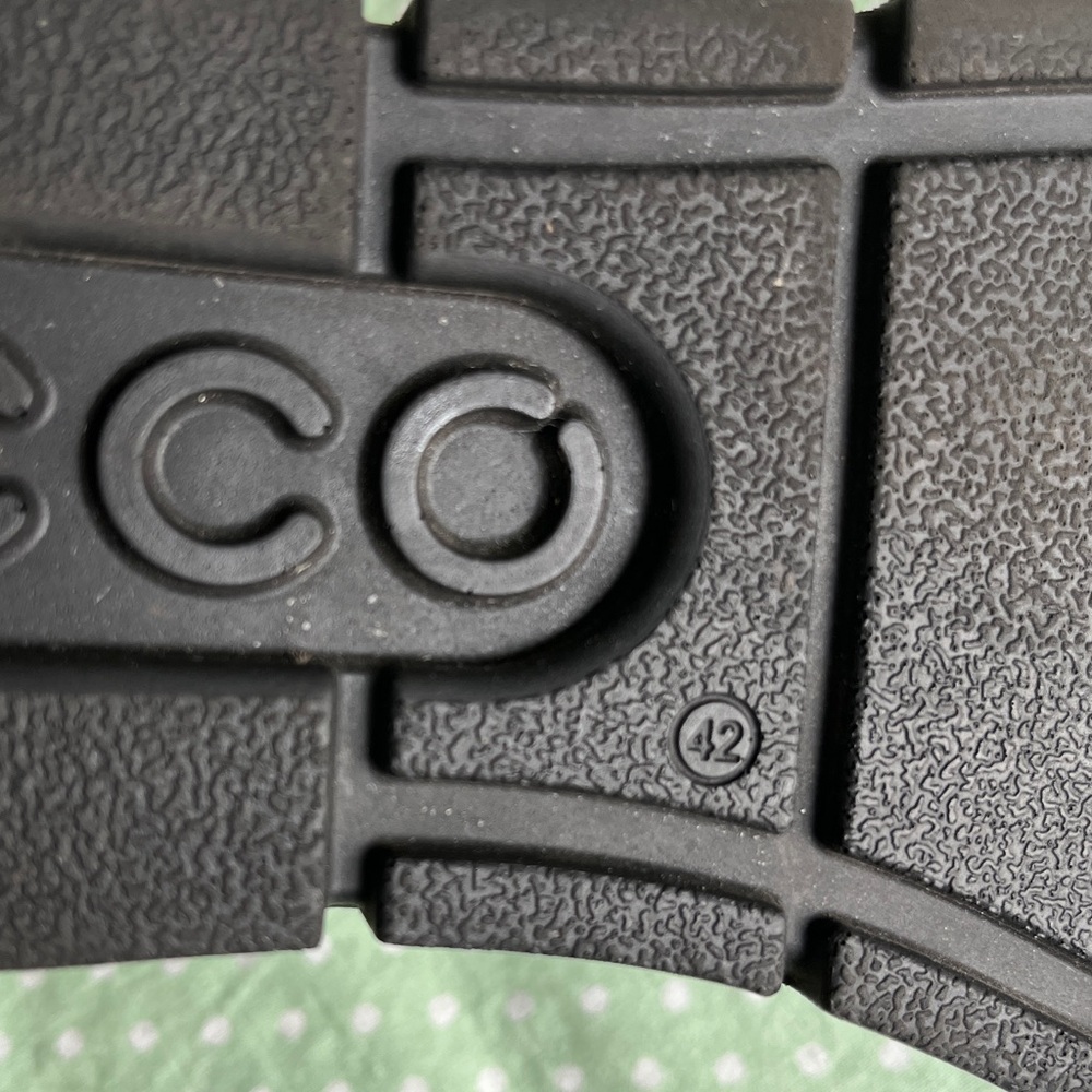 Ecco Black Suede Chelsea Boots, 42 - Picture 6 of 7